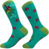 Crazy Dog Womens Christmas Socks Cute Cozy Festive Xmas Socks for The Holidays(Mistletoad)