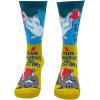Crazy Dog Womens Christmas Socks Cute Cozy Festive Xmas Socks for The Holidays(Ornaments)