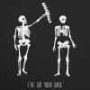 Funny Skeleton T Shirts for Women – Humerus Tees with Bone Tingling Jokes for Ladies(Heather Black – Got Your Back)