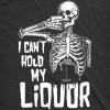 Funny Womens Halloween T Shirts Drinking T Shirts for Halloween Party Cute Tees for Women(Heather Black – Hold Liquor)