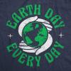 Womens Earth Day T Shirt Funny Awesome Environmental Nature Recycling Tee for Ladies(Heather Navy – Every Day)