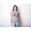 Womens Easily Distracted by Dogs T Shirt Funny Graphic Dog Mom Lover(Heather Pink)
