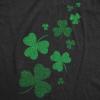 Womens Funny St Patricks Day T Shirts for Girls Cute Tees for Saint Patricks Day(Heather Black)