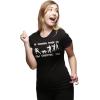 Womens If Zombies Chase Us I’m Tripping You Funny Sarcastic Halloween T Shirt(Black)