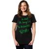 Womens Im The Wicked Witch of Everything T Shirt Funny Halloween Tee for Ladies(Heather Black)