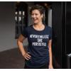 Womens Nevertheless She Persisted Funny Political Adult Sarcastic Humor T Shirt(Heather Green)