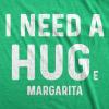 Womens Saint Patricks Day T Shirts for Pubs Funny Drinking Shirts for Women(Heather Green – Huge Margarita)
