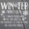 Womens Winter Definition Funny Christmas English T Shirt for Ladies(Dark Heather Grey)