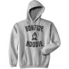 Crazy Dog T-Shirts Bonfire Hoodie Funny Camping Outdoor Summer Vacation Unisex Sweater Hoodie(Light Heather Grey)