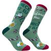Crazy Dog Womens Christmas Socks Cute Cozy Festive Xmas Socks for The Holidays(Check Yo Elf)