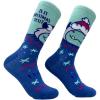 Crazy Dog Womens Christmas Socks Cute Cozy Festive Xmas Socks for The Holidays(Christmas Yeti)