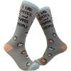 Womens I Like Coffee And Maybe 3 People Socks Funny Saying Sock Sarcastic Humor Caffeine Lover Novelty Footwear