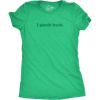 Womens I Pinch Back Shirt Funny St Patricks Day Joke Graphic Novelty Paddys Tee(Heather Green)