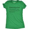 Womens Saint Patricks Day T Shirts for Pubs Funny Drinking Shirts for Women(Heather Green – Shenanigator)