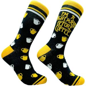 Crazy Dog Womens Christmas Socks Cute Cozy Festive Xmas Socks for The Holidays(Nightmare)