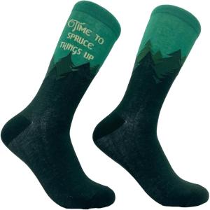 Crazy Dog Womens Christmas Socks Cute Cozy Festive Xmas Socks for The Holidays(Srpuce)