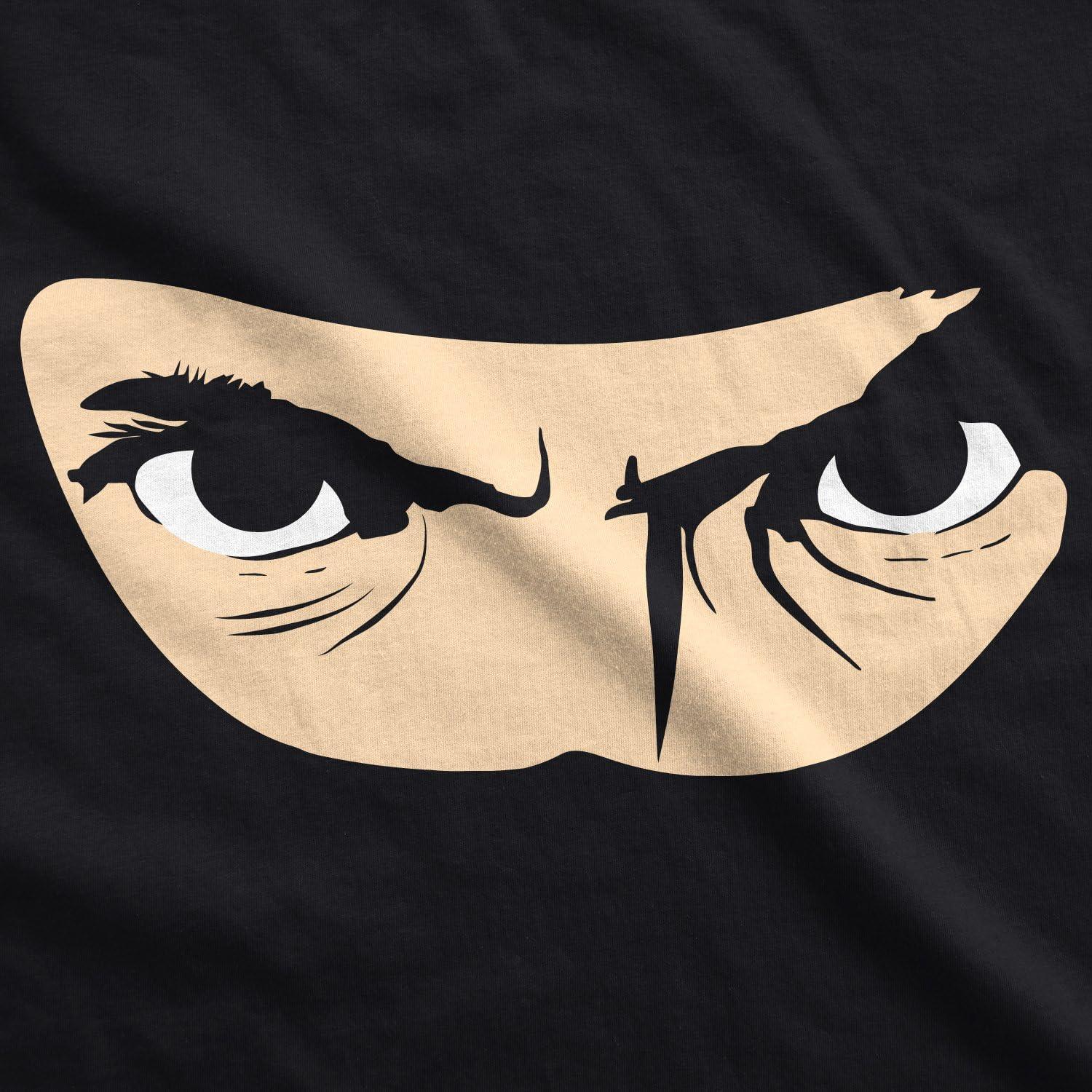imageToddler Ask Me About My Ninja Disguise T Shirt Cool Karate Face Mask Flip TeeBlack