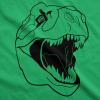 Youth Ask Me About My Trex T Shirt Funny Cool Dinosaur Flip Graphic Print Kids(Green)