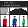Youth Eat Sleep Fish T Shirt Funny Fishing Tee Cool Graphic Fun Crazy for Kids(Heather Navy)