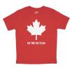 Youth Eh Team Canada T Shirt Funny Canadian Shirts Kids Novelty T Shirt Hilarious(Red)