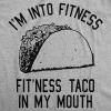 Youth Fitness Tacos T Shirt Funny Workout Mexican Food Lovers Joke Tee for Kids(Light Heather Grey – Taco)