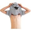 Youth Flip T Shirts Funny Childrens Tees with Unique Flip Design for Kids(Shark)