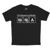 Youth Ninja Element of Stealth T Shirt Funny Cool Graphic for Kids Nerdy Tee(Heather Black)