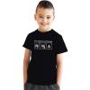 Youth Ninja Element of Stealth T Shirt Funny Cool Graphic for Kids Nerdy Tee(Heather Black)