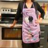 Crazy Cat Lady Funny Pet Kitten Kitty Animal Lover Graphic Kitchen Accessories Funny Graphic Kitchenwear Cool Cat Novelty Cookware Purple Oven Mitt(Apron)