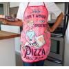 Don’t Worry I Ordered Pizza Just in Case Funny Cooking Humor Graphic Novelty Kitchen Accessories Funny Graphic Kitchenwear Cool Food Novelty Cookware Red Oven Mitt(Apron)
