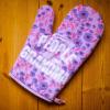 My Favorite People Call me Grandma Oven Mitt Cute Grandmother Kitchen Glove Funny Graphic Kitchenwear Cool Grandma Novelty Cookware Multi Oven Mitt(Oven Mitt)