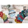 Womens Tattoo Hand Oven Mitt Graphic Novelty Ink Baking Glove Funny Graphic Kitchenwear Cool Food Novelty Cookware Black Oven Mitt(Oven Mitt)