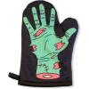 Zombie Hand Oven Mitt Funny Halloween Undead Graphic Novelty Kitchen Accessories Funny Graphic Kitchenwear Halloween Cool Food Novelty Cookware Black Oven Mitt(Oven Mitt (Pack of 2))