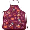 Crazy Dog T-Shirts Pumpkin Spice Funny Fall Autumn Coffee Pumpkin Pie Thanksgiving Kitchen Accessories Funny Graphic Kitchenwear Thanksgiving Cool Food Novelty Cookware Red Oven Mitt + Apron(Apron)