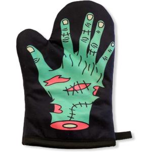 Zombie Hand Oven Mitt Funny Halloween Undead Graphic Novelty Kitchen Accessories Funny Graphic Kitchenwear Halloween Cool Food Novelty Cookware Black Oven Mitt(Oven Mitt)