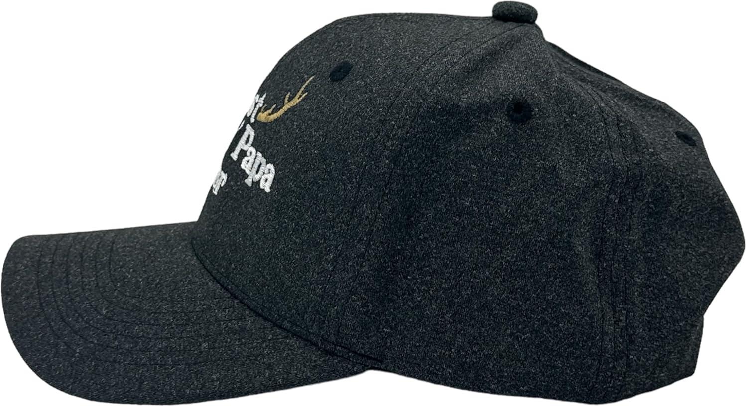 imageCrazy Dog TShirts Funny Dad Hats Hilarious Fathers Day Graphic CapsBlack Best Buckin Papa