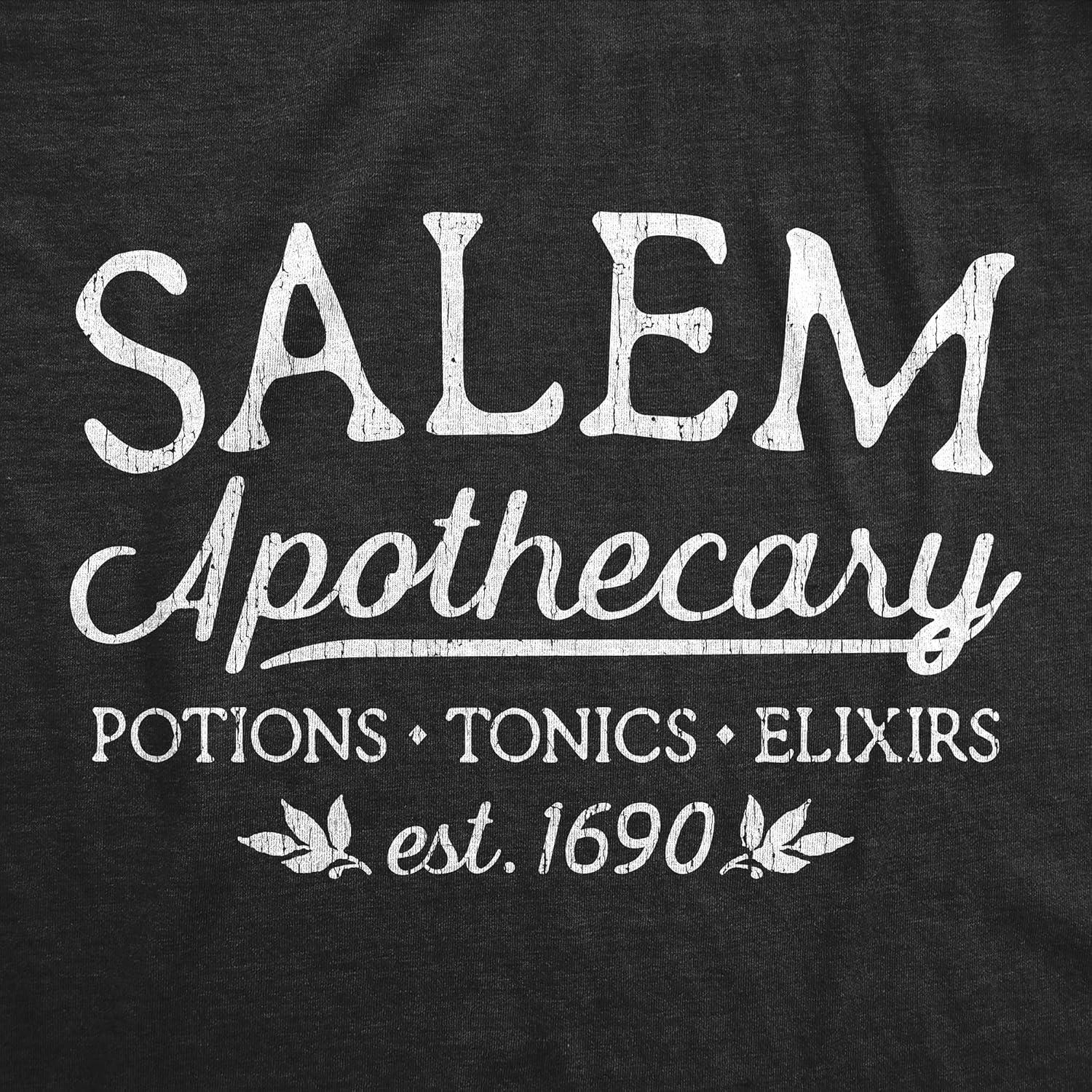 imageMens Funny Halloween T Shirts Pumpkin Skeleton Costume Devil Zombie TeesHeather Black Apothecary