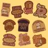 Bread Sticker Extra Large Stickers for Adults Funny Adhesives with Memes Sarcastic Cool Food Multi 10 Pieces(10 Pieces)
