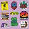 Cryptid Sticker Extra Large Stickers for Adults Funny Adhesives with Memes Cool Sarcastic Multi 10 Pieces(10 Pieces)