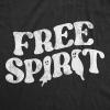 Mens Funny Halloween Shirts Spooky Scary October Tees for Guys(Heather Black – Free Spirit)