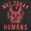 Mens Funny Halloween T Shirts Pumpkin Skeleton Costume Devil Zombie Tees(Heather Black – Not Today)