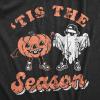 Mens Tis The Season T Shirt Funny Spooky Halloween Costume Lovers Tee for Guys(Heather Black – Season)