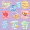 Mental Health Sticker Extra Large Stickers for Adults Funny Adhesives with Memes Cool Sarcastic Multi 10 Pieces(10 Pieces)