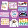 Pride Sticker Extra Large Stickers for Adults Funny Adhesives with Memes Cool Pride Multi 10 Pieces(10 Pieces)