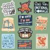 RPG Sticker Extra Large Stickers for Adults Funny Adhesives with Memes Cool Sarcastic Multi 10 Pieces(10 Pieces)