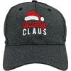 Crazy Dog T-Shirts Daddy Claus Hat – Funny Christmas Baseball Cap with Santa Hat Embroidery – Adjustable Cotton Blend Dad Headwear for Men – Holiday Humor Cap for Festive Winter Parties
