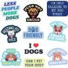 Dog Sticker Extra Large Stickers for Adults Funny Adhesives with Memes Sarcastic Cool Dog Multi 10 Pieces(10 Pieces)