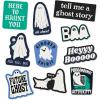 Ghost Sticker Extra Large Stickers for Adults Funny Adhesives with Memes Halloween Cool Sarcastic Multi 10 Pieces(10 Pieces)