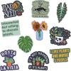 Plants Sticker Extra Large Stickers for Adults Funny Adhesives with Memes Cool Sarcastic Multi 10 Pieces(10 Pieces)