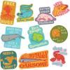 Sea Creature Sticker Extra Large Stickers for Adults Funny Adhesives with Memes Sarcastic Cool Animal Multi 10 Pieces(10 Pieces)